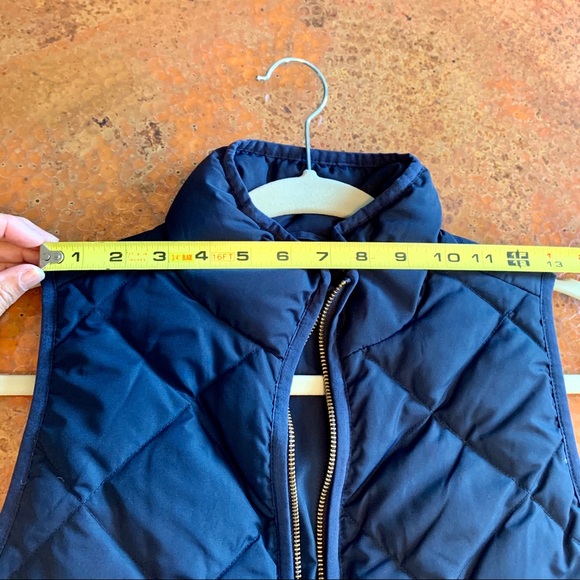 J CREW Navy Puffer Vest - Picture 6 of 8